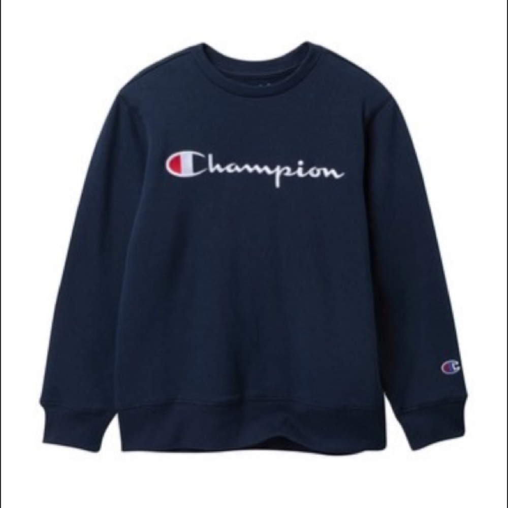 Champion Navy Crewneck Sweatshirt